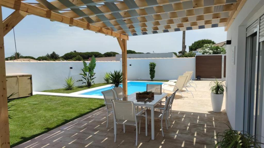 Palapa Garden Alojamientos, Piscina Privada Y Cerca Del Mar Chiclana de la Frontera Buitenkant foto
