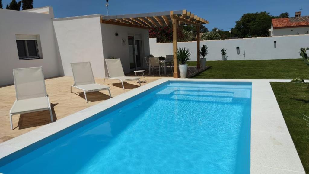 Palapa Garden Alojamientos, Piscina Privada Y Cerca Del Mar Chiclana de la Frontera Buitenkant foto