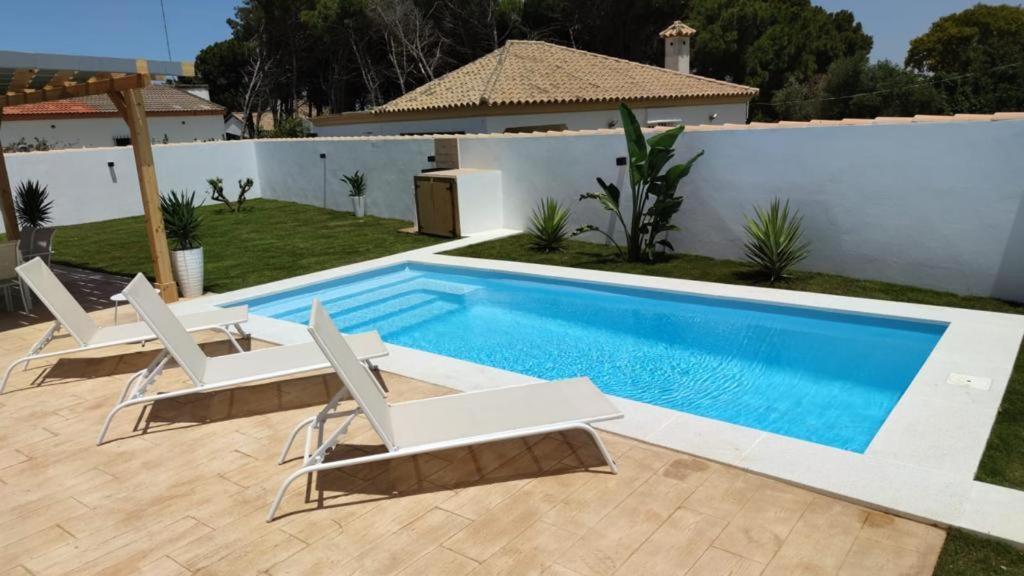 Palapa Garden Alojamientos, Piscina Privada Y Cerca Del Mar Chiclana de la Frontera Buitenkant foto