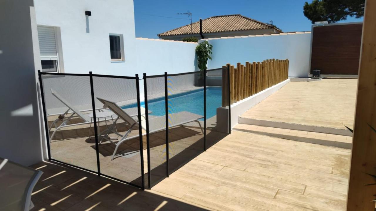 Palapa Garden Alojamientos, Piscina Privada Y Cerca Del Mar Chiclana de la Frontera Buitenkant foto